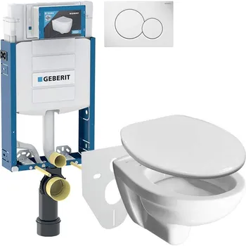 WC sada MARO SET WC podomítkový Geberit Kombifix Z-GEB-V6, pro zazdění, SETWC-Z-GEBV6