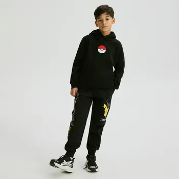 Chlapecké kalhoty Reserved - Tepláky Pokémon - černý - 163FI-99X - 163FI-99X-116