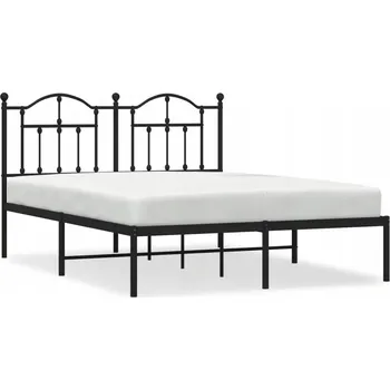 Postel Jednolůžková kovová postel GV1 140x190 černá