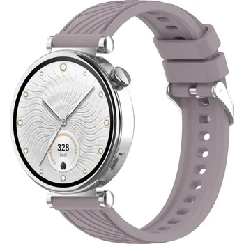 Ostatní příslušenství k chytrým hodinkám VSECHNONAMOBIL 90266 PRINTY Silikonový řemínek pro Huawei Watch GT 5 41mm / GT 6 41mm fialový