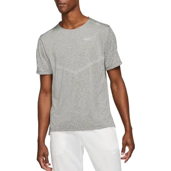 Pánské funkční tričko s krátkým rukávem Nike M NK DF RISE 365 SS žluté CZ9184-331 - L | UK 11 | US 12