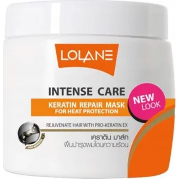 Vlasová regenerace Lolane Intense Care Keratin Repair Mask 200g - ochrana před teplem