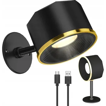 Lampička OŚWIETLENIE ŁÓŻKA LED LAMPičKA NA ČTENÍ S FLEXIBILNÍM RAMENEM, NÁSTĚNNÁ LAMPA