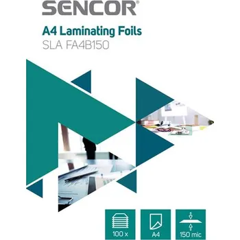 Laminátor Fólie laminovací SENCOR SLA FA4B150 A4 150mic 100ks