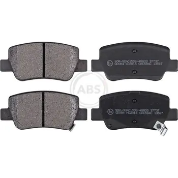 Brzdová destička Sada brzdových destiček, kotoučová brzda A.B.S. 37737