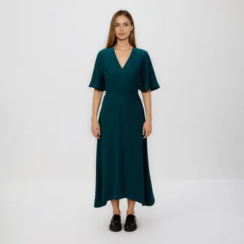 Dámské šaty Reserved - Šaty ze směsi lyocellu - kobaltově modrá - 315HU-47X - 315HU-47X-L