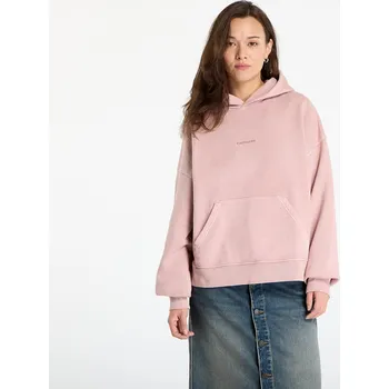 Pánská mikina Mikina Carhartt WIP W' Hooded Benton Sweat Glassy Pink Garment Dyed S