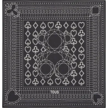 Šátek Šátek Tous dámský, černá barva, 2002202633 2002377451 99X, vel. ONE SIZE