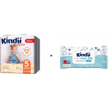 Plenkové kalhoty Dětské Plenkové Kalhotky Kindii 5 (12-17 kg) 20 ks