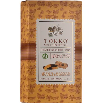 Tarall'oro Tokko pomeranč a čokoláda 100g