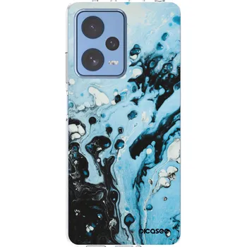 Pouzdro na mobilní telefon Picasee silikonový průhledný obal pro Xiaomi Redmi Note 12 Pro 5G - Organic blue