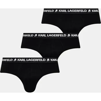 Boxerky Spodní prádlo Karl Lagerfeld 3-pack A1M47152 černá 99X, vel. S