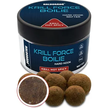 Boilies Haldorádó Wafters Krill Force Hard Hook Boilies 24/30mm Krill Hot Spicy