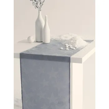 Stolování Sinsay - Běhoun na stůl s vánočním motivem - šedá - 852FT-90X - 852FT-90X-ONE