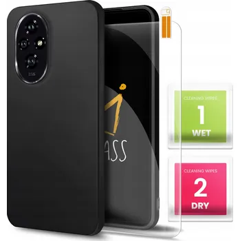 Pouzdro na mobilní telefon Hello Case pro Honor 200 Zadní Kryt černý