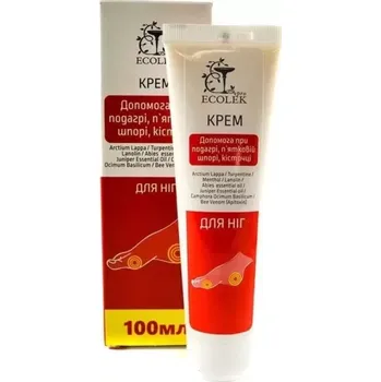 Péče o nohy Ecolek Kosmetický krém na patní ostruhy, halluxy a dnu 100 ml