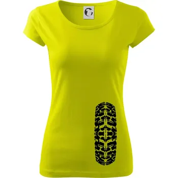 Enduro / cross pneumatika - Dámské triko Pure - S ( Limetková )