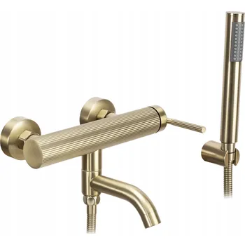 Vodovodní baterie Nástěnná vanová baterie páková Rea Argus zlatá