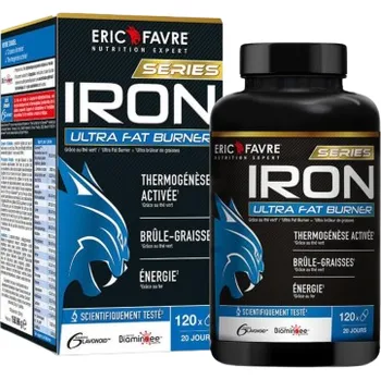 Spalovač tuku ERIC FAVRE IRON ULTRA FAT BURNER 120 kapslí