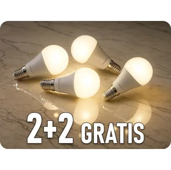 Žárovka LED žárovka E14 8,5W, 1000lm, G45, 2+2 zdarma! Neutrální bílá [RTV9000041]