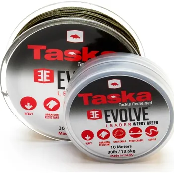 Taska Evolve Šokový návazec nad montáž 10m - zelený 30lb
