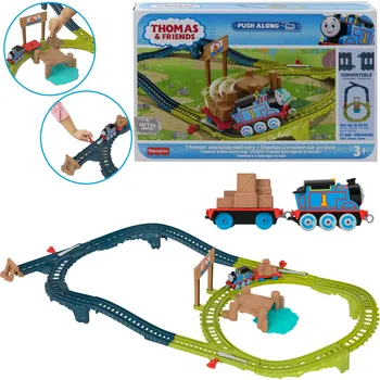 Vláček a vláčkodráha Fisher Price Mašinka Tomáš vláčkodráha + lokomotiva 17 ks