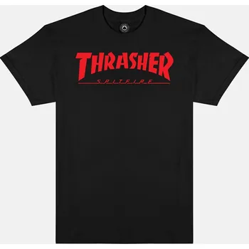 Pánské tričko Tričko Thrasher X Spitfire Big Head Jake - Black - M
