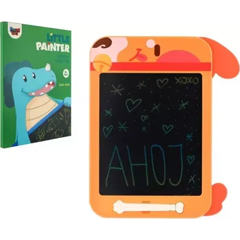 Magnetická kreslící tabulka Tabulka kreslící plast 19,5x29cm oranžová v krabici 25x34cm