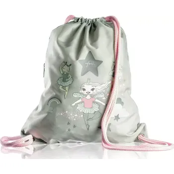 Školní sáček Sáček na přezůvky Frii of Norway Ballerina Green Pink