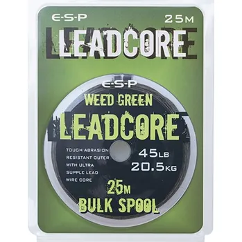 ESP olověnka Leadcore Weedy Green 45lb 25m