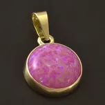 Goldpoint Opálový zlatý přívěs růžový Váha: 1.13 g