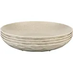 Sada 4 hlubokých talířů Koziol Club - různá barevná provedení Barva: Pískově šedá