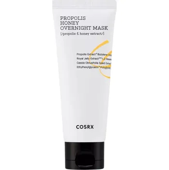 Pleťová maska COSRX Noční pleťová maska Propolis Honey (Overnight Mask) 60 ml + 2 měsíce na vrácení zboží