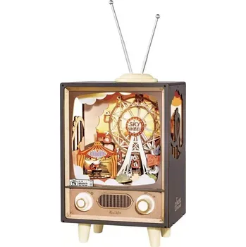 Puzzle RoboTime 3D Dřevěné puzzle Karneval při západu slunce