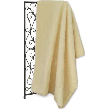 deka Babička Ovečková Deka z ovčí vlny merino oboustranná (dvouvrstvá) přírodní 180 × 200 cm