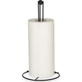 Kinvara Stojan na papérové ručníky s dekorační kuličkou, černá