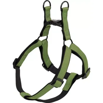Postroj pro psa Nobby Classic Reflect Soft reflexní postroj S 40-56cm zelená