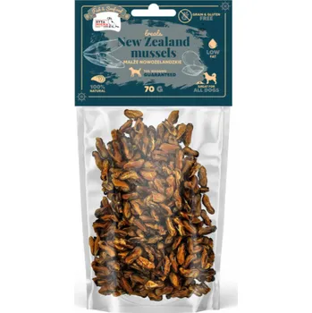 Pamlsek pro psa SYTA MICHA Fish & Seafood Dried New Zealand mussels - pamlsek pro psa - 70g