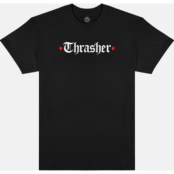 Oblečení a móda Tričko Thrasher X Spitfire The End Oath - Black - M