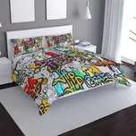 Sablio Povlečení Graffiti - 140x220 / 90x70