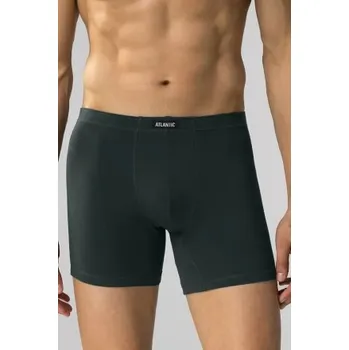Pánské spodní prádlo 2 PACK boxerky Atlantic 2MH-173 Černo-zelená XL