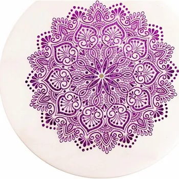 Stojánek mramorový na vonné tyčinky Mandala srdce cca 10 cm