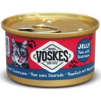 Krmivo pro kočku Voskes mokré pro kočky Krmivo tuňákem a mořskými řasami 85g