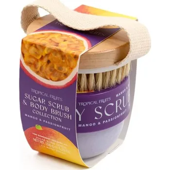 Tělový peeling Somerset Toiletry Sada tělového peelingu Tropické ovoce - Mango & Mučenka 150 g