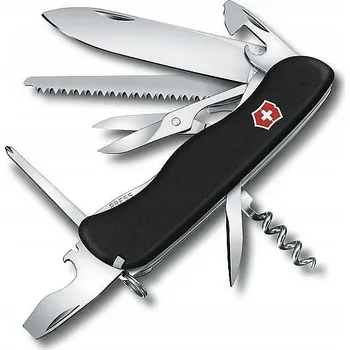 Multifunkční nůž Švýcarský nůž Victorinox Outrider 0.8513.3 - 14 funkcí, černý