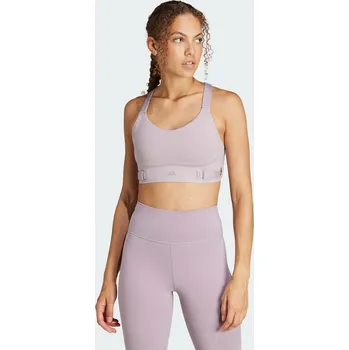 Podprsenka ADIDAS Podprsenka FastImpact Luxe Run High-Support L FIALOVÁ |RŮŽOVÁ