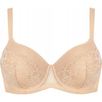 Podprsenka INFIORE podprsenka bardotka, balkonetka béžová velikost 85C