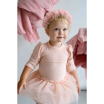 Dívčí šaty Dívčí šaty Jamiks POLIANA I oranžová barva, midi, JWH014 POLIANA.I.Suki.JWH014.G 24X, vel. 110