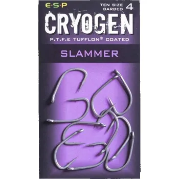 Rybářský háček ESP háčky Cryogen Slammer Hooks Barbed vel. 4, 10 ks