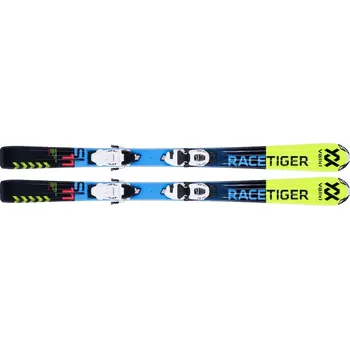 Sjezdové lyže Volkl Racetiger JR Yellow + VMOTION 7.0/4.5 130cm Délka: 130